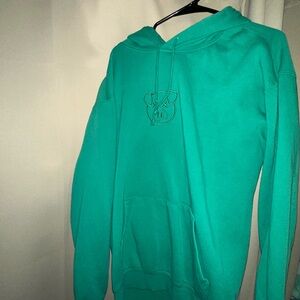 Shane Dawson green pig hoodie size large